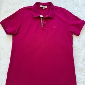 Burberry men polo Tshirt size L Retail 195$